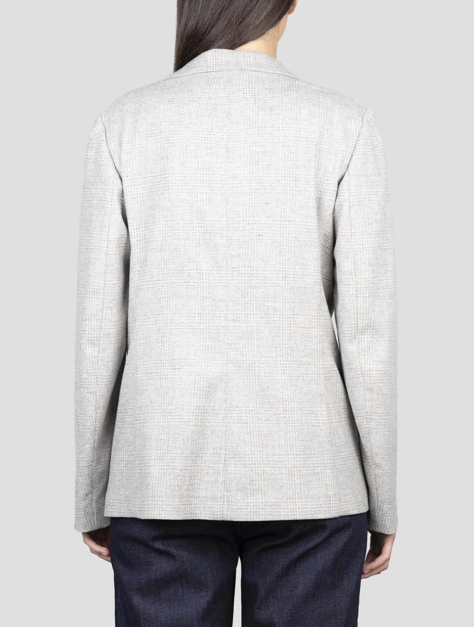 Kiton Gray Virgin Wool Cashmere Ea Blazer