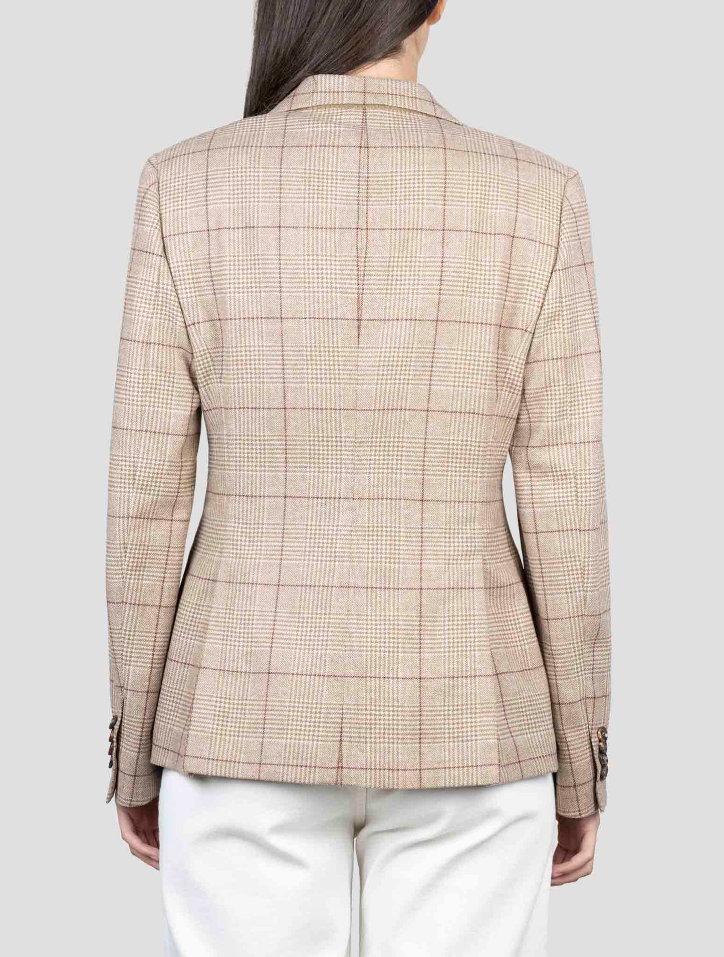 Kiton Brown Wool Cashmere Blazer