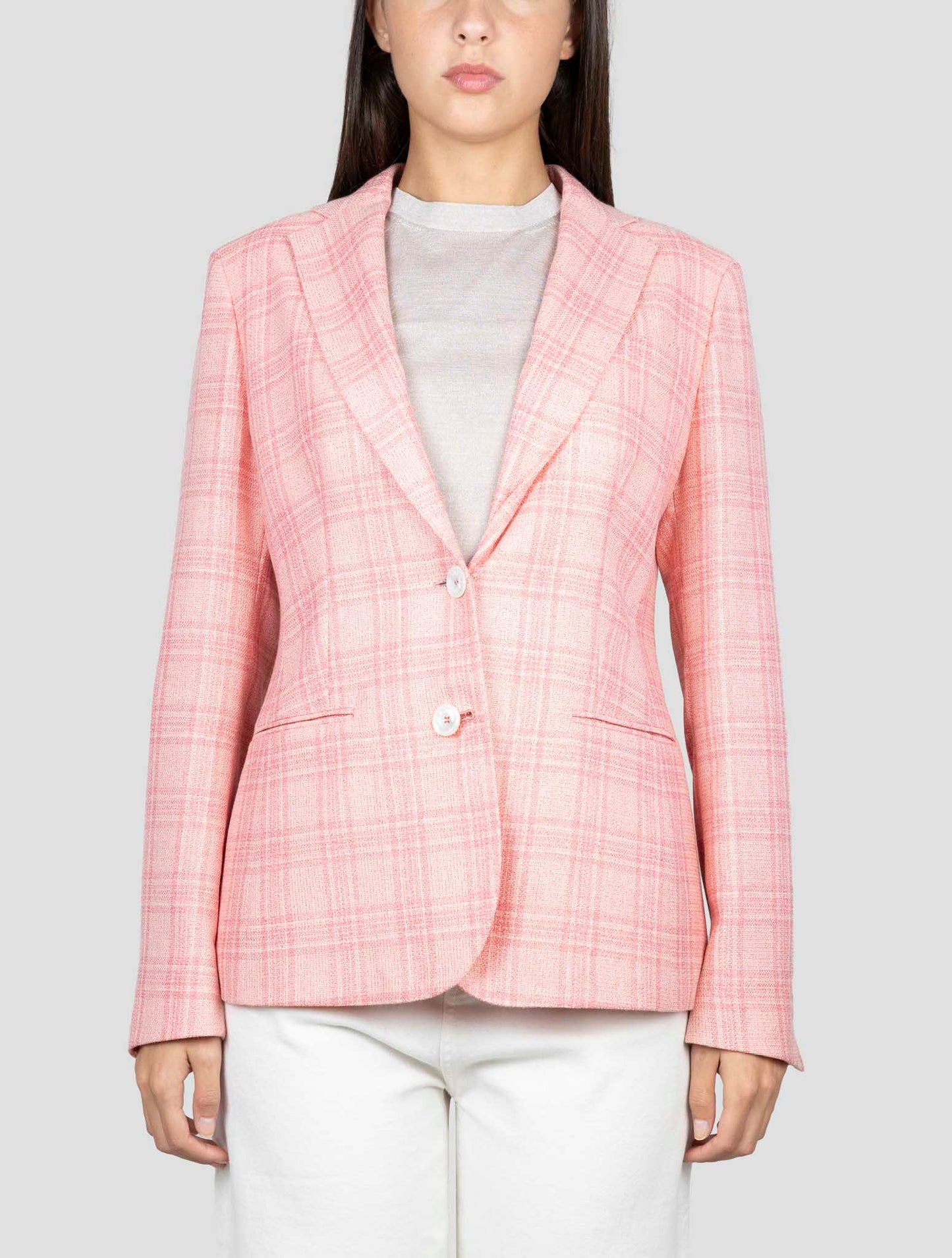 Kiton Pink Cashmere Blazer