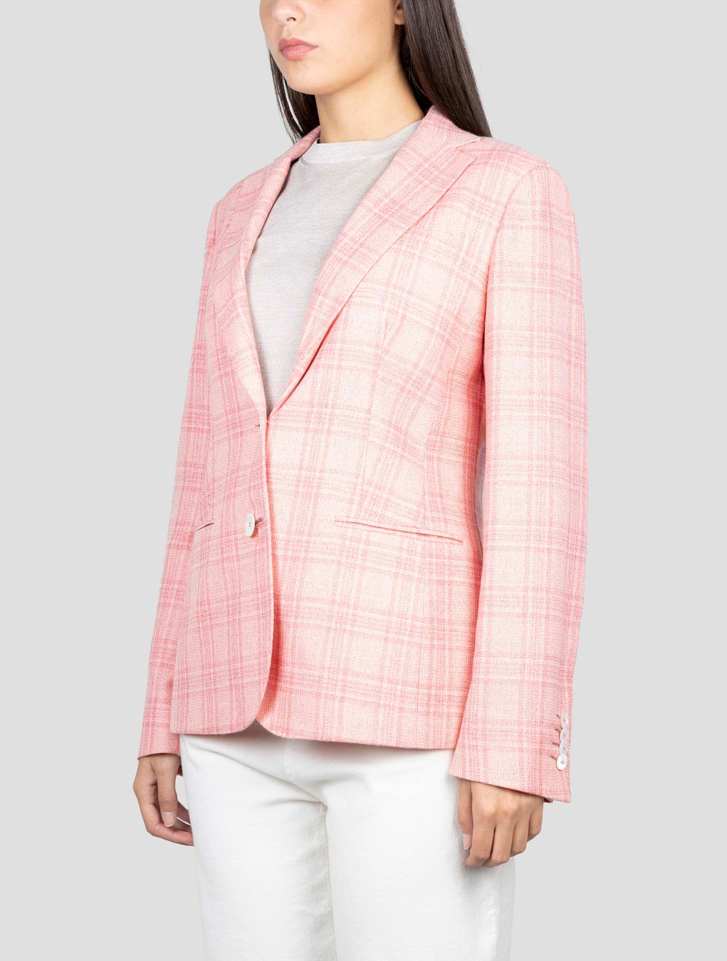 Kiton Pink Cashmere Blazer