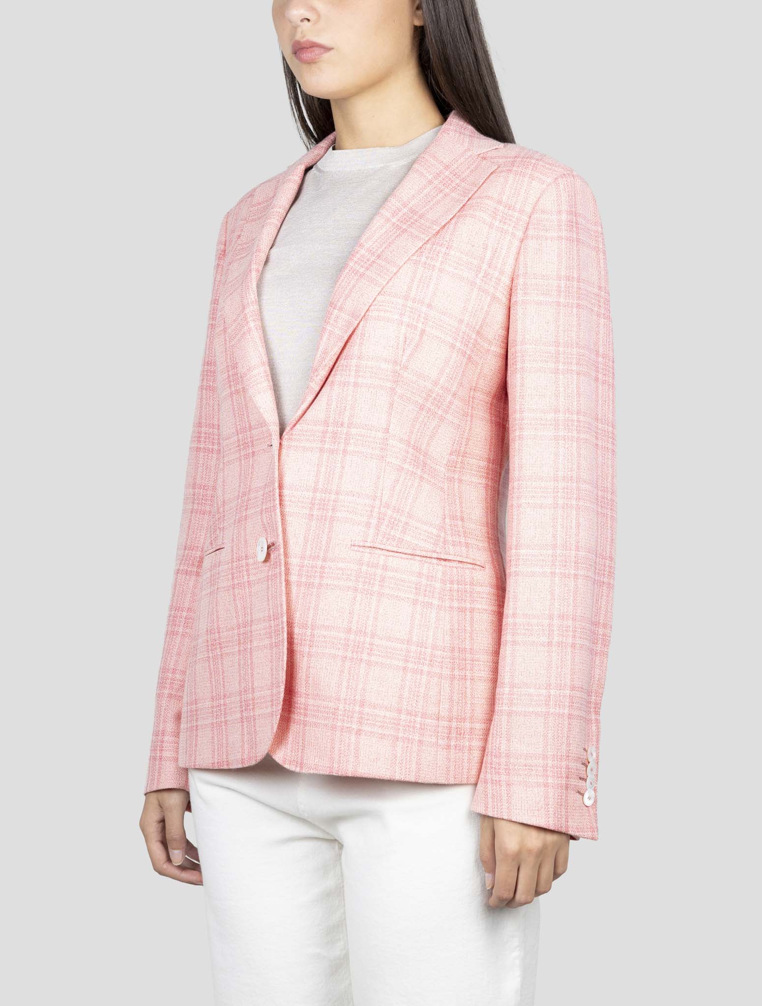Kiton Pink Cashmere Blazer