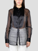Kiton Black Silk Shirt