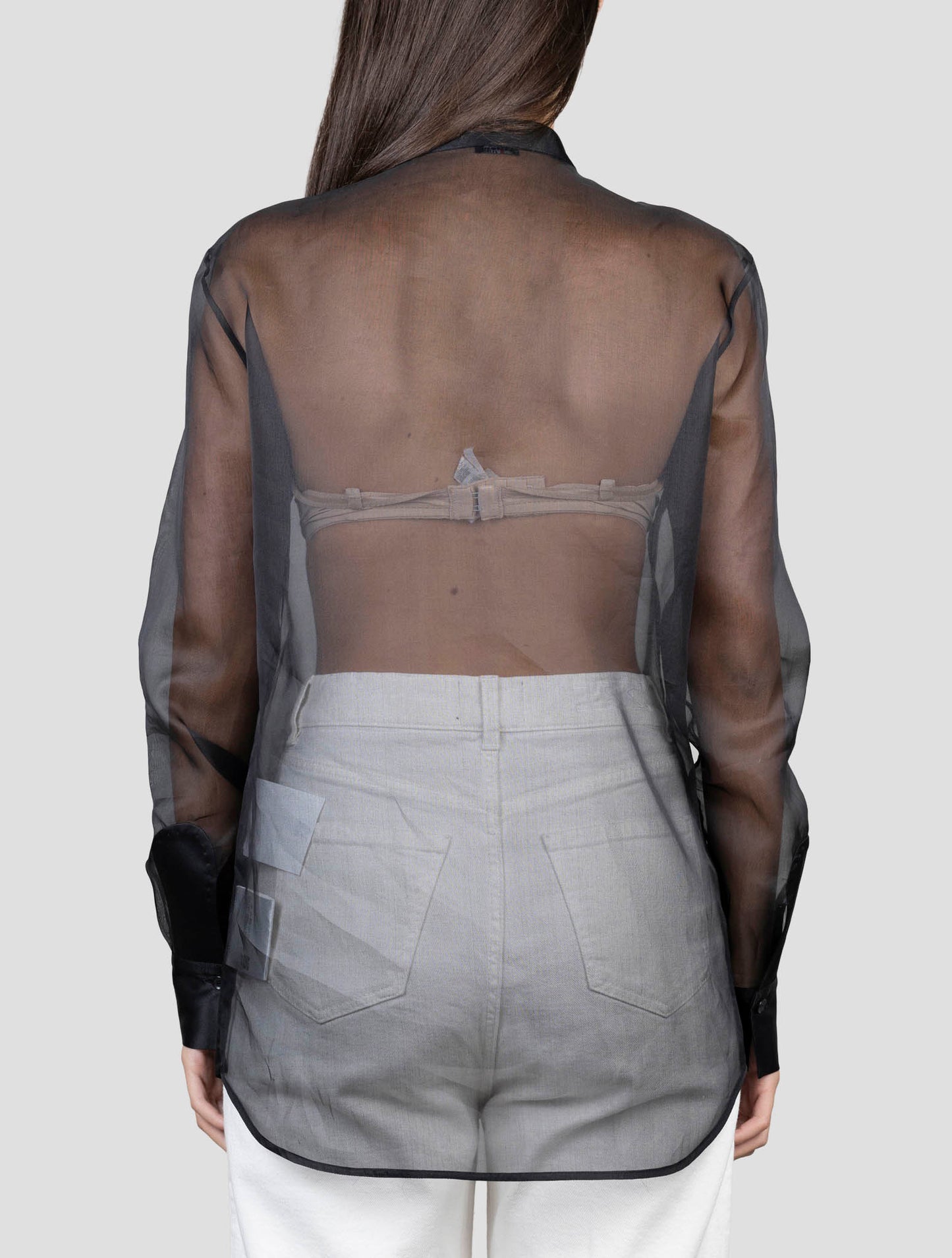 Kiton Black Silk Shirt