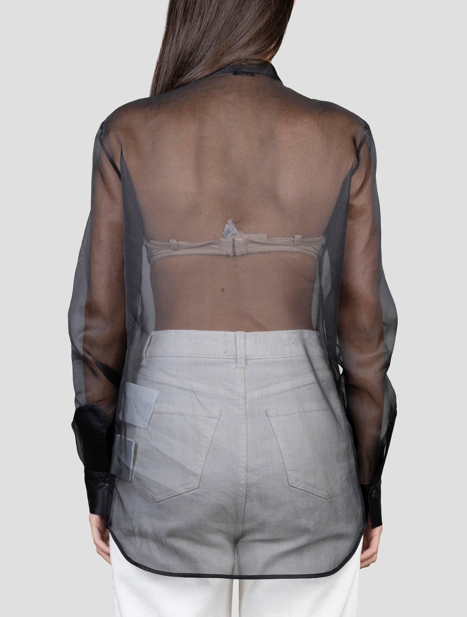 Kiton Black Silk Shirt