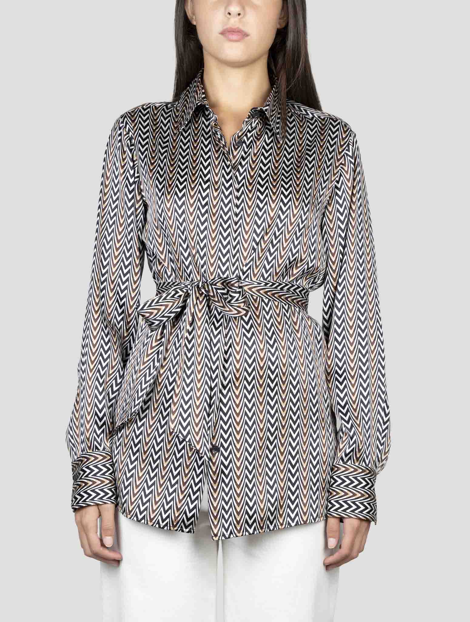 Kiton Multicolor Silk Shirt styled look