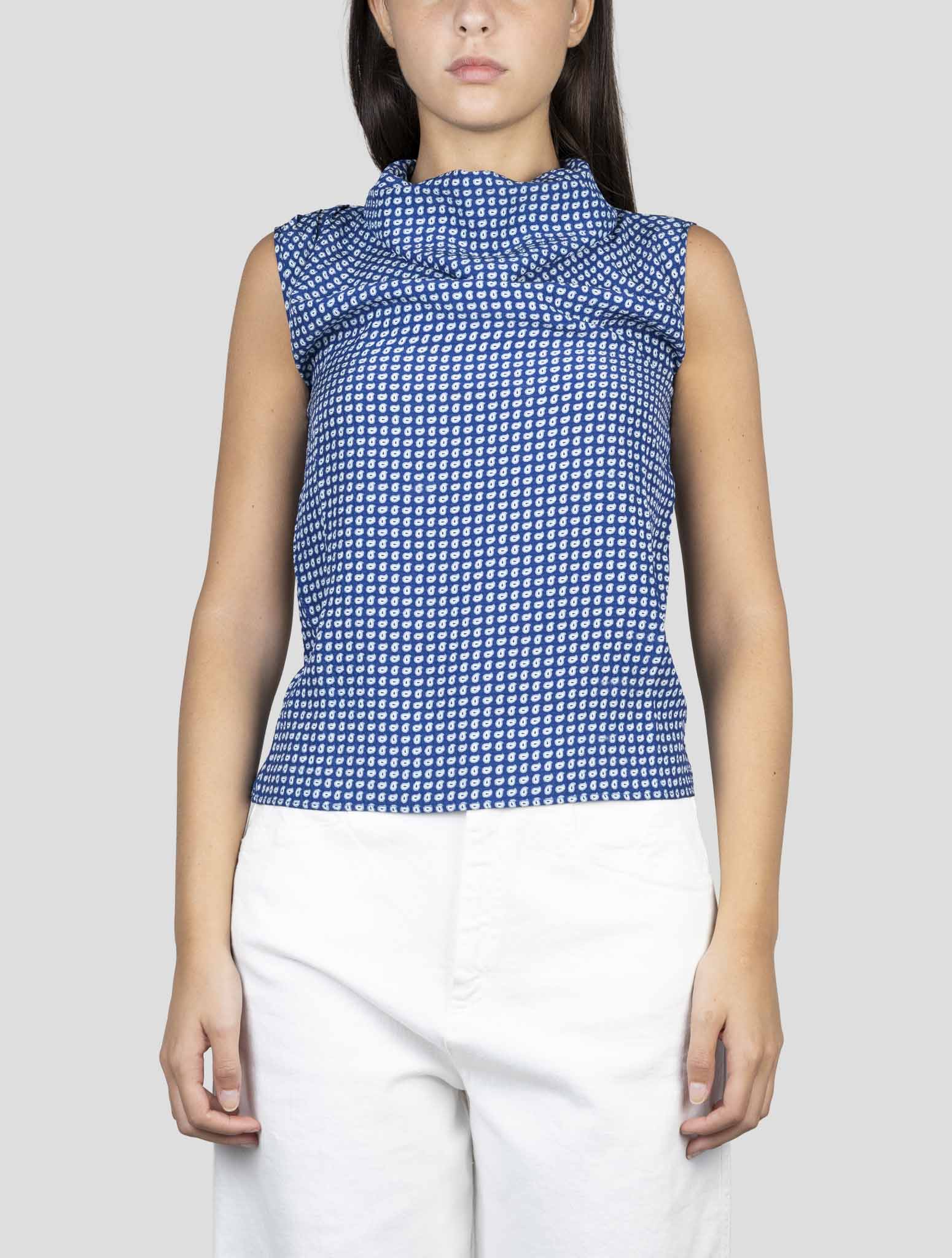 Kiton Blue Silk Shirt