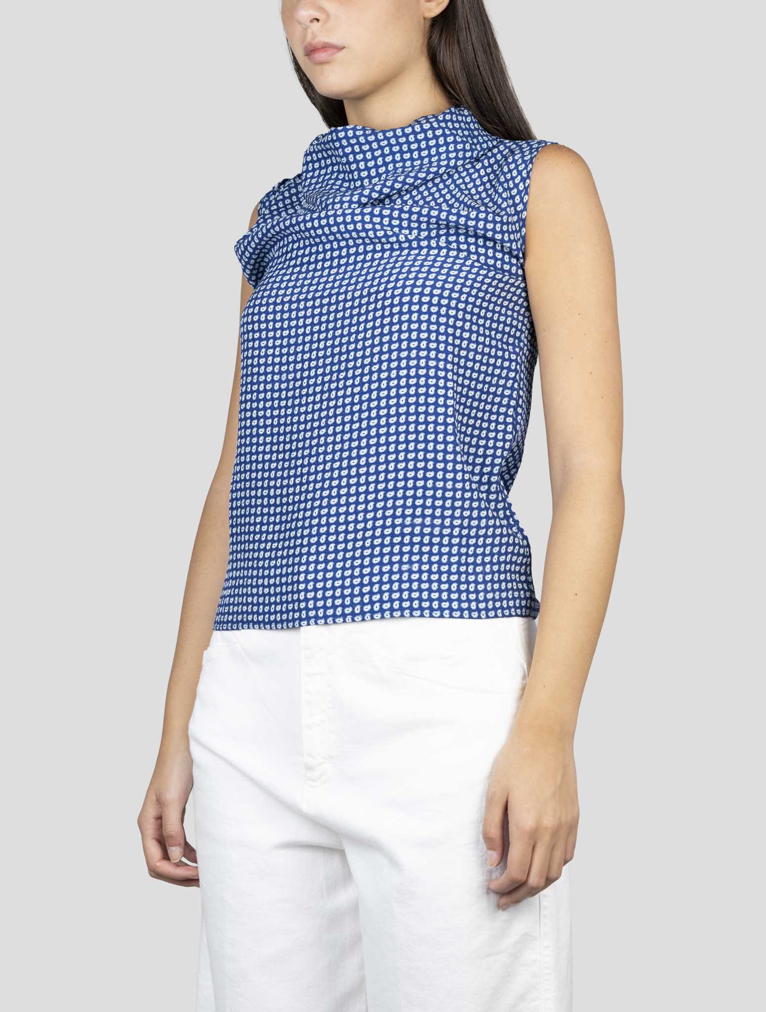 Kiton Blue Silk Shirt