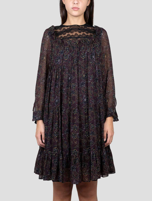 Kiton Multicolor Silk Dress