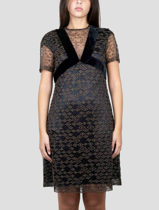 Kiton Multicolor Pa Pl Viscose Dress