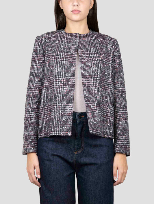 Kiton Multicolor Wool Alpaca Pl Coat