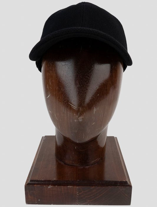 Kiton Black Pa Baseball Cap