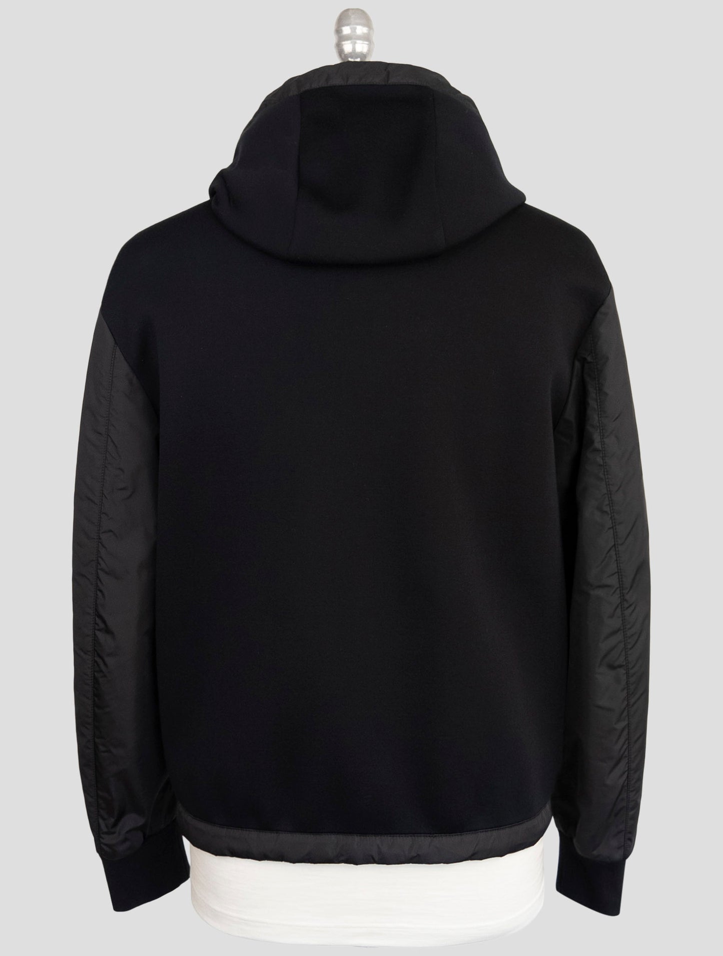 Kiton Knt Black Modal Pl Coat