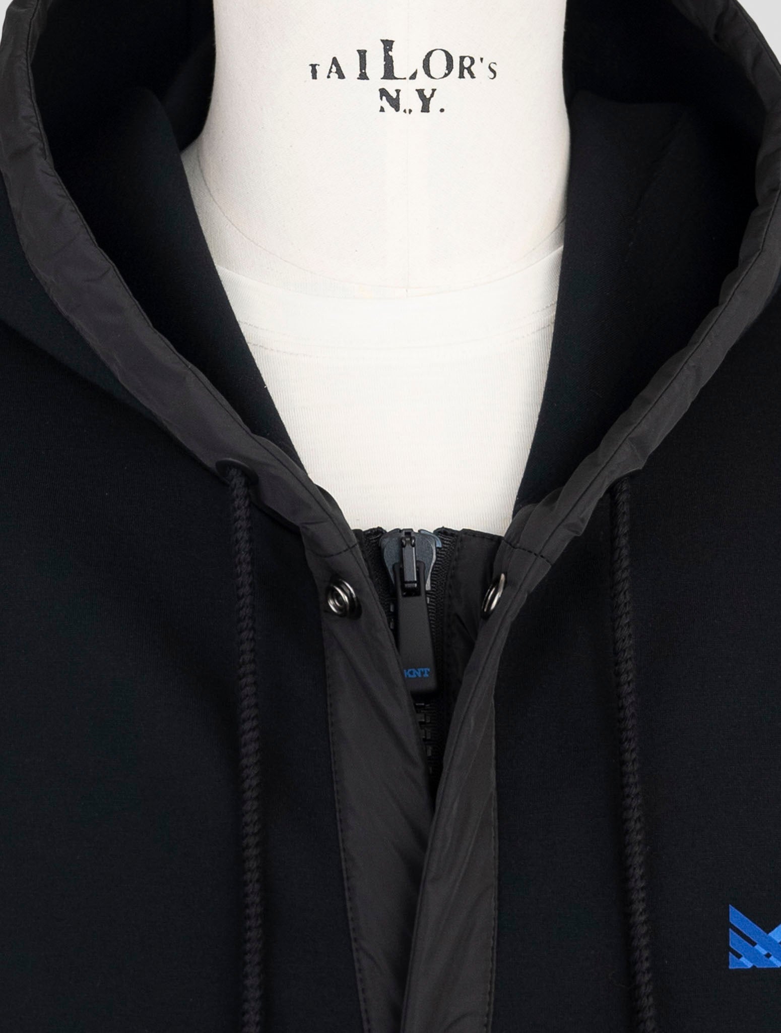 Kiton Knt Black Modal Pl Coat