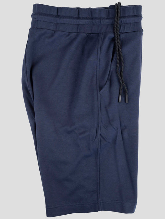 Kiton Knt Blue Viscose Ea Short Pants