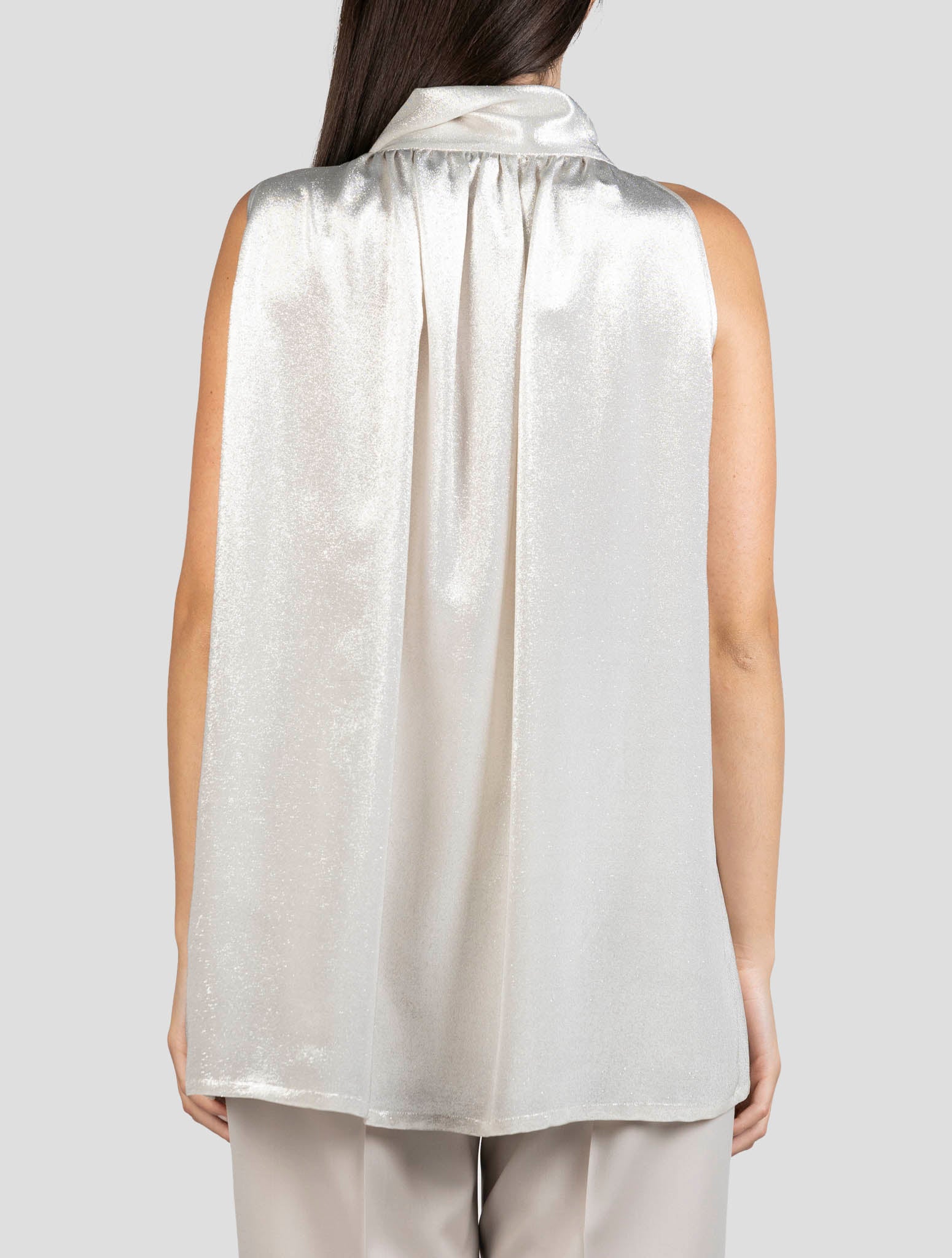 Kiton Silver Silk Pl Tank Top