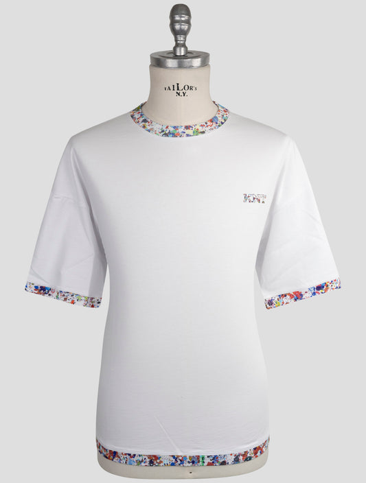 Kiton Knt White Cotton T-Shirt