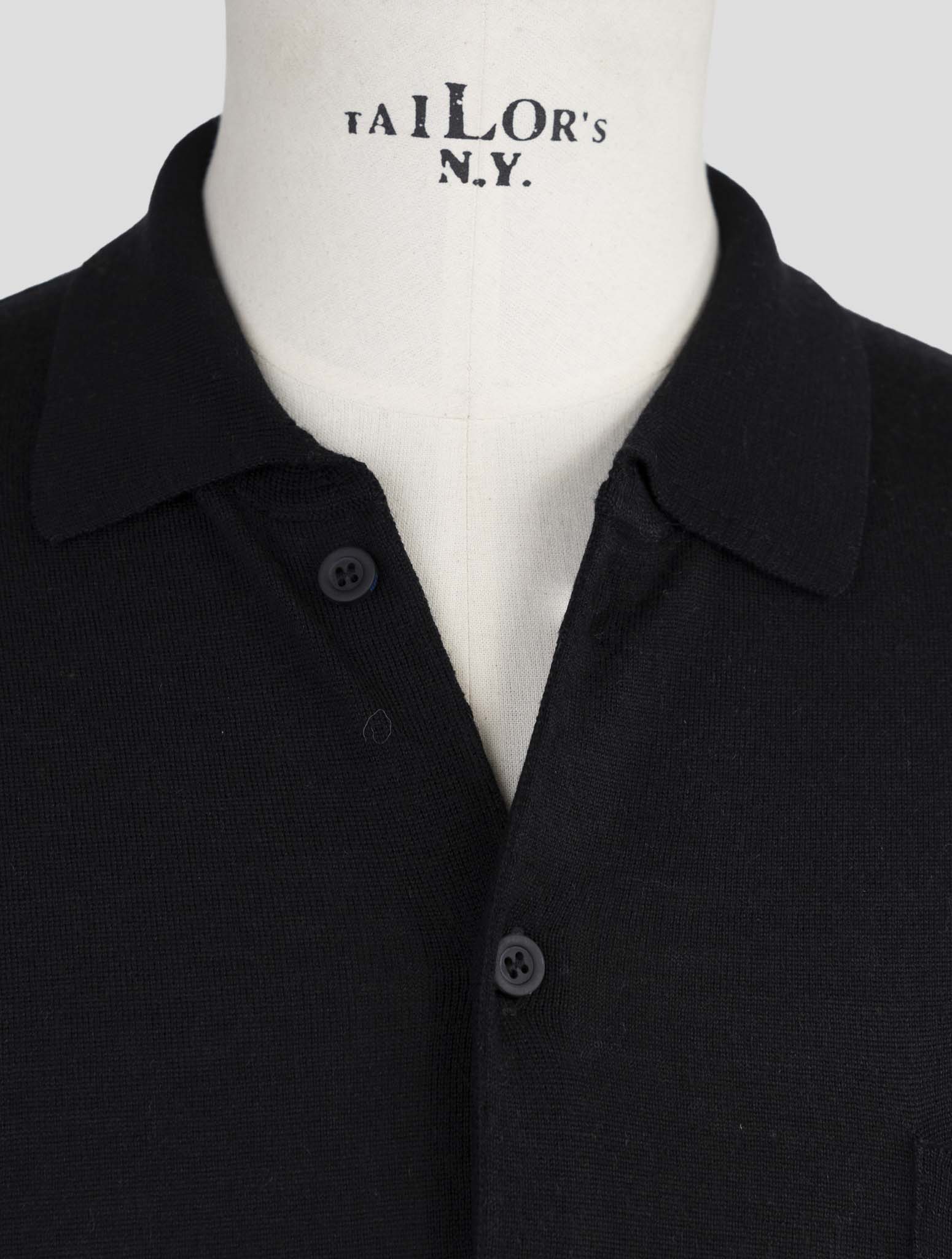 Kiton Knt Blue Virgin Wool Shirt