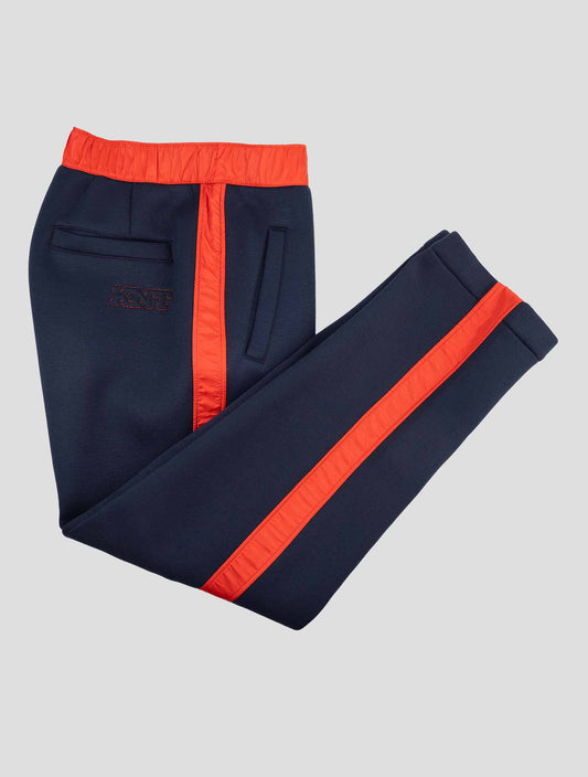 Kiton Knt Blue Red Viscose Ea Pant