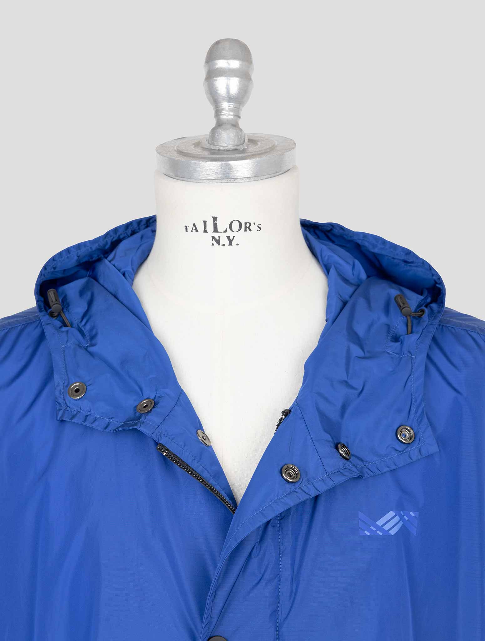 Kiton Knt Blue Pa Overoat