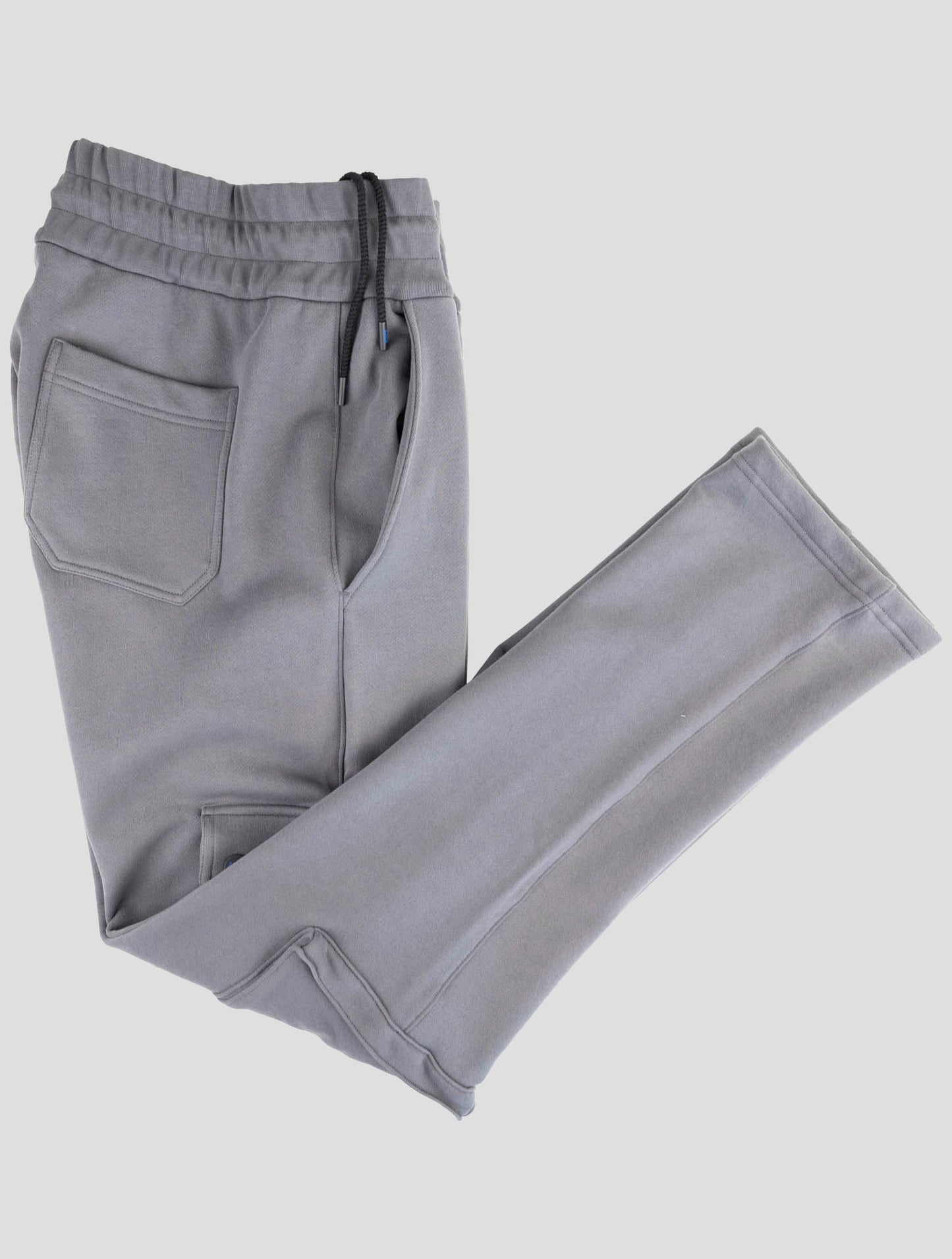 Kiton Knt Gray Cotton Jogging Cargo Pants