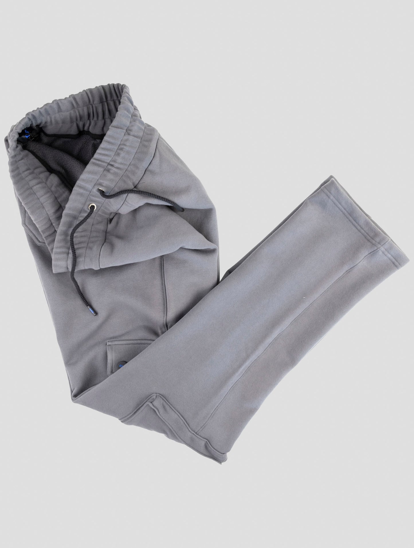Kiton Knt Gray Cotton Jogging Cargo Pants