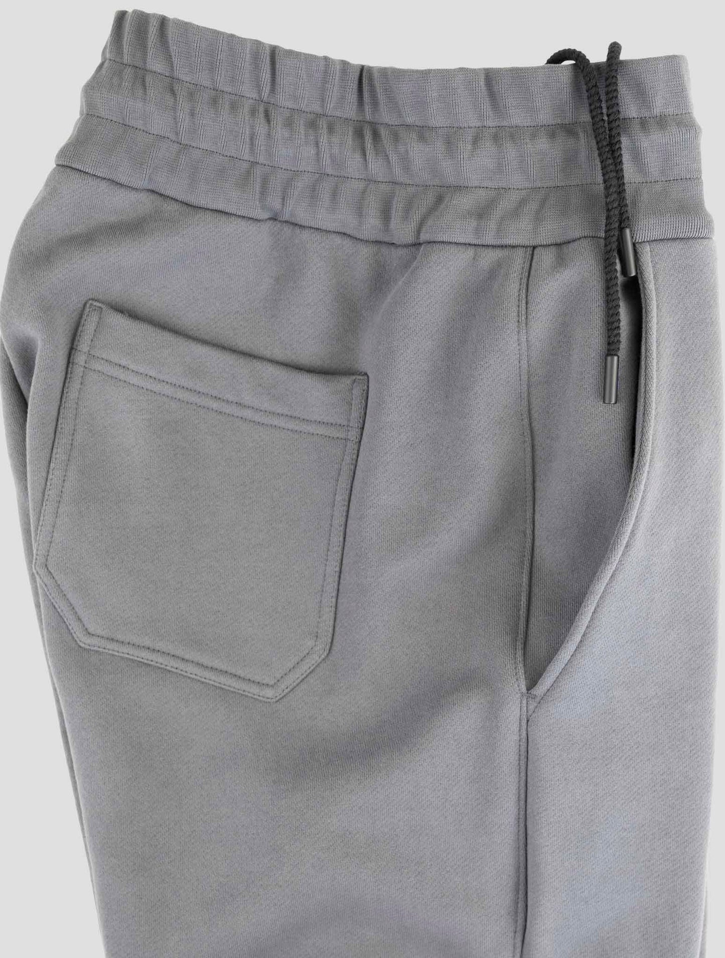Kiton Knt Gray Cotton Jogging Cargo Pants