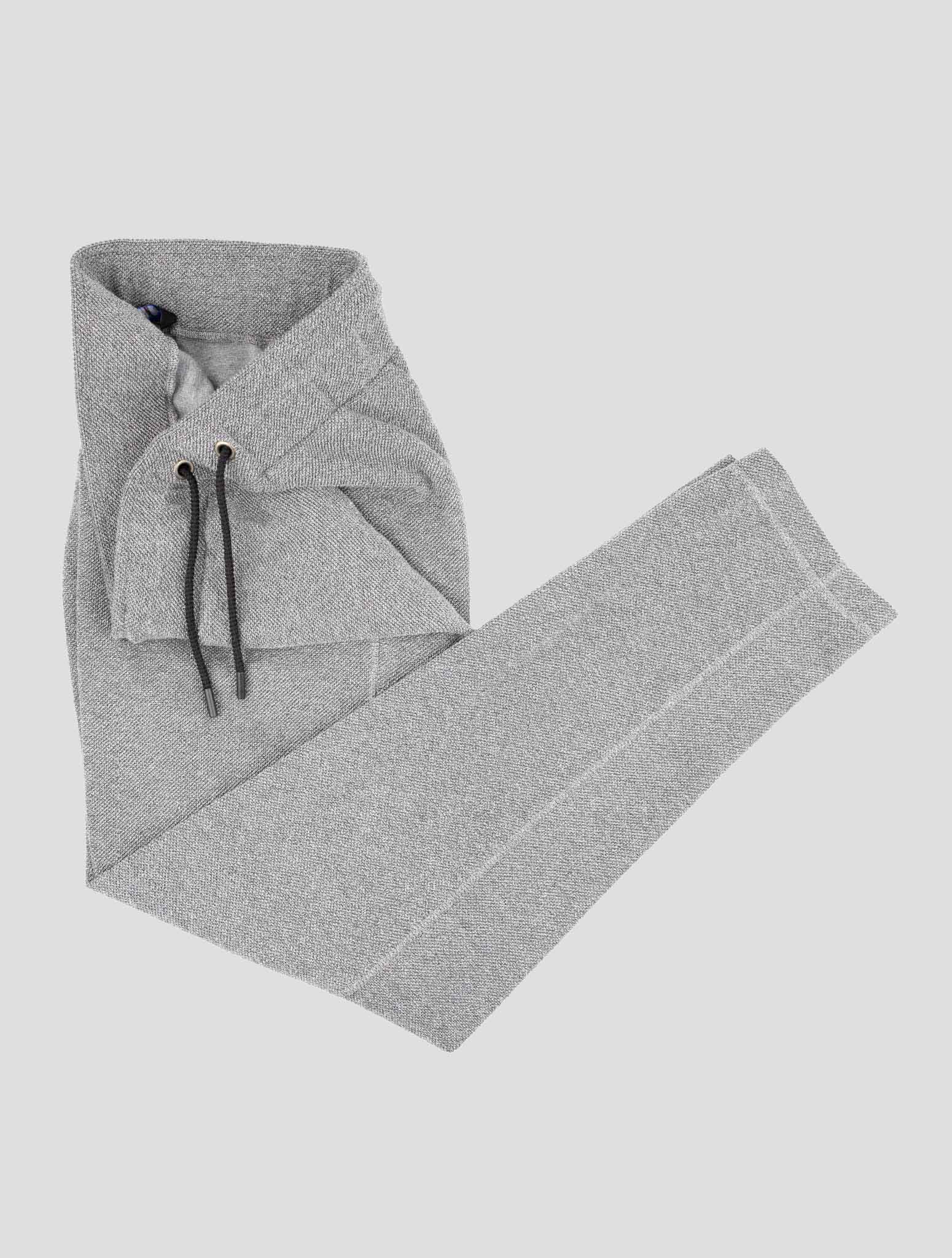 Kiton Knt Gray Cotton Pa Jogging Pants