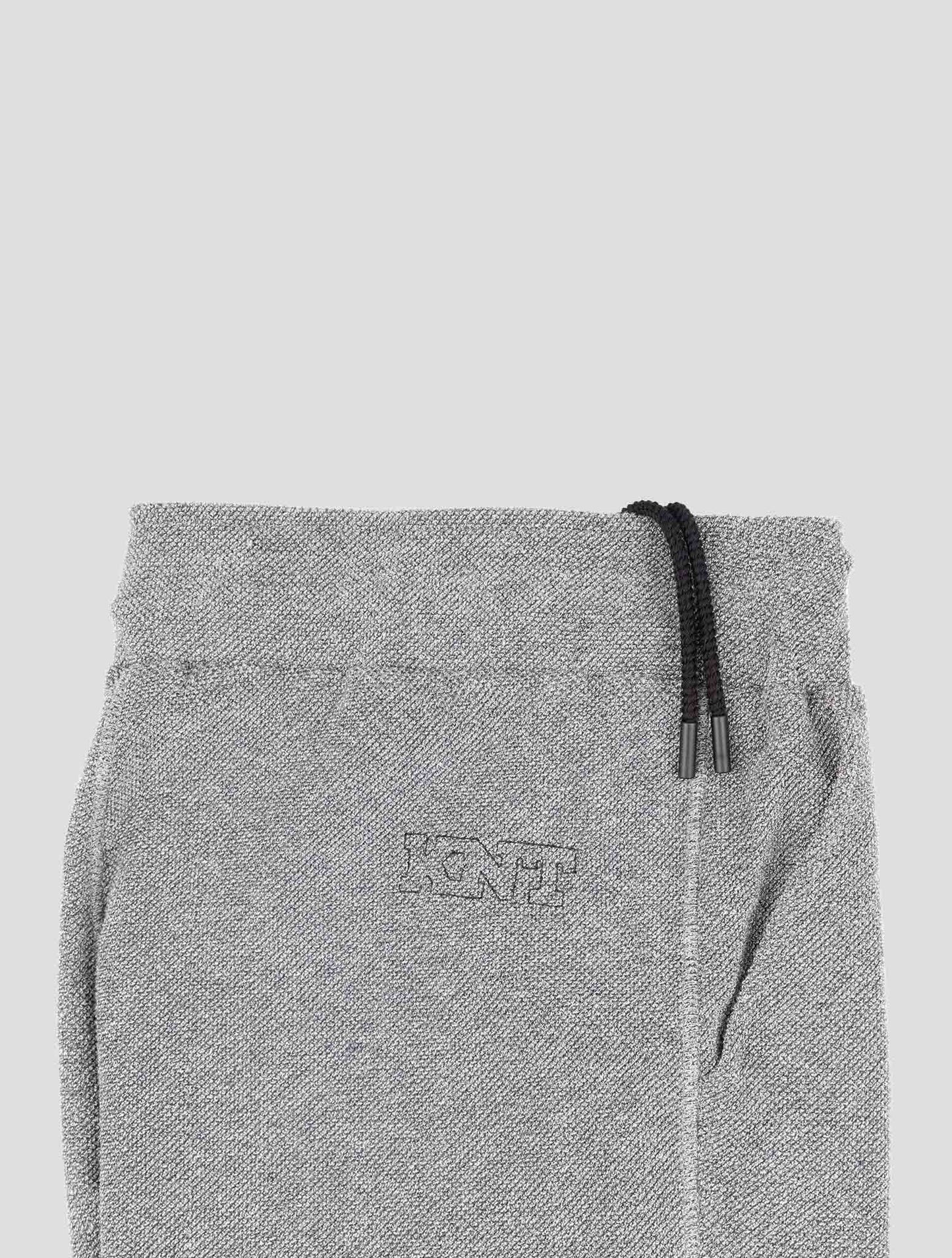 Kiton Knt Gray Cotton Pa Jogging Pants