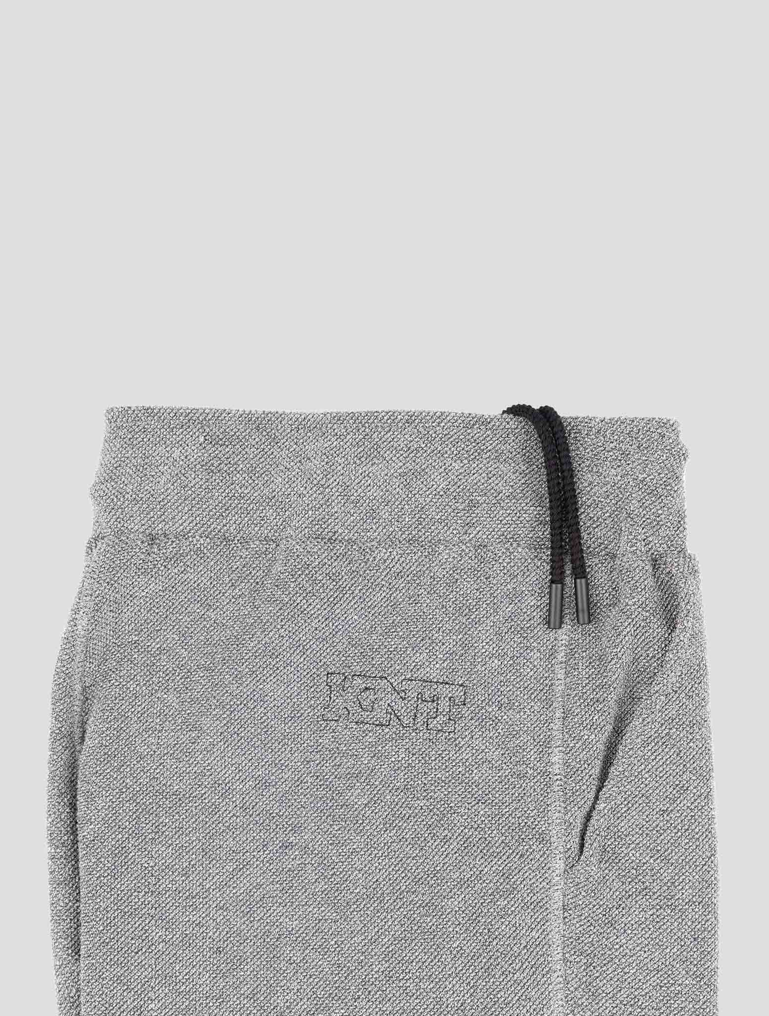 Kiton Knt Gray Cotton Pa Jogging Pants