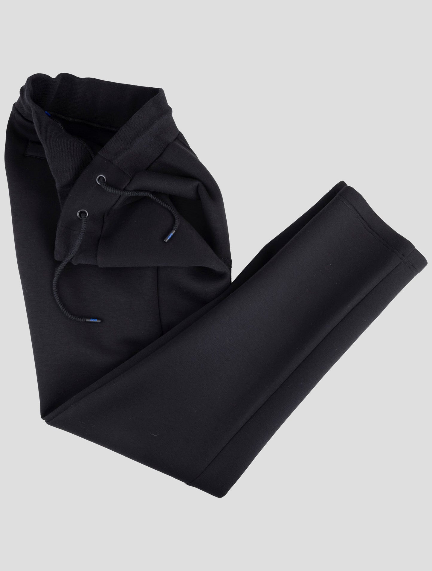 Kiton Knt Black Viscose Ea Jogging Pants