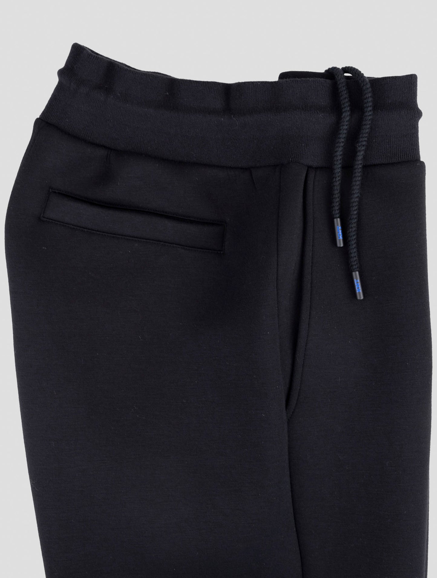 Kiton Knt Black Viscose Ea Jogging Pants
