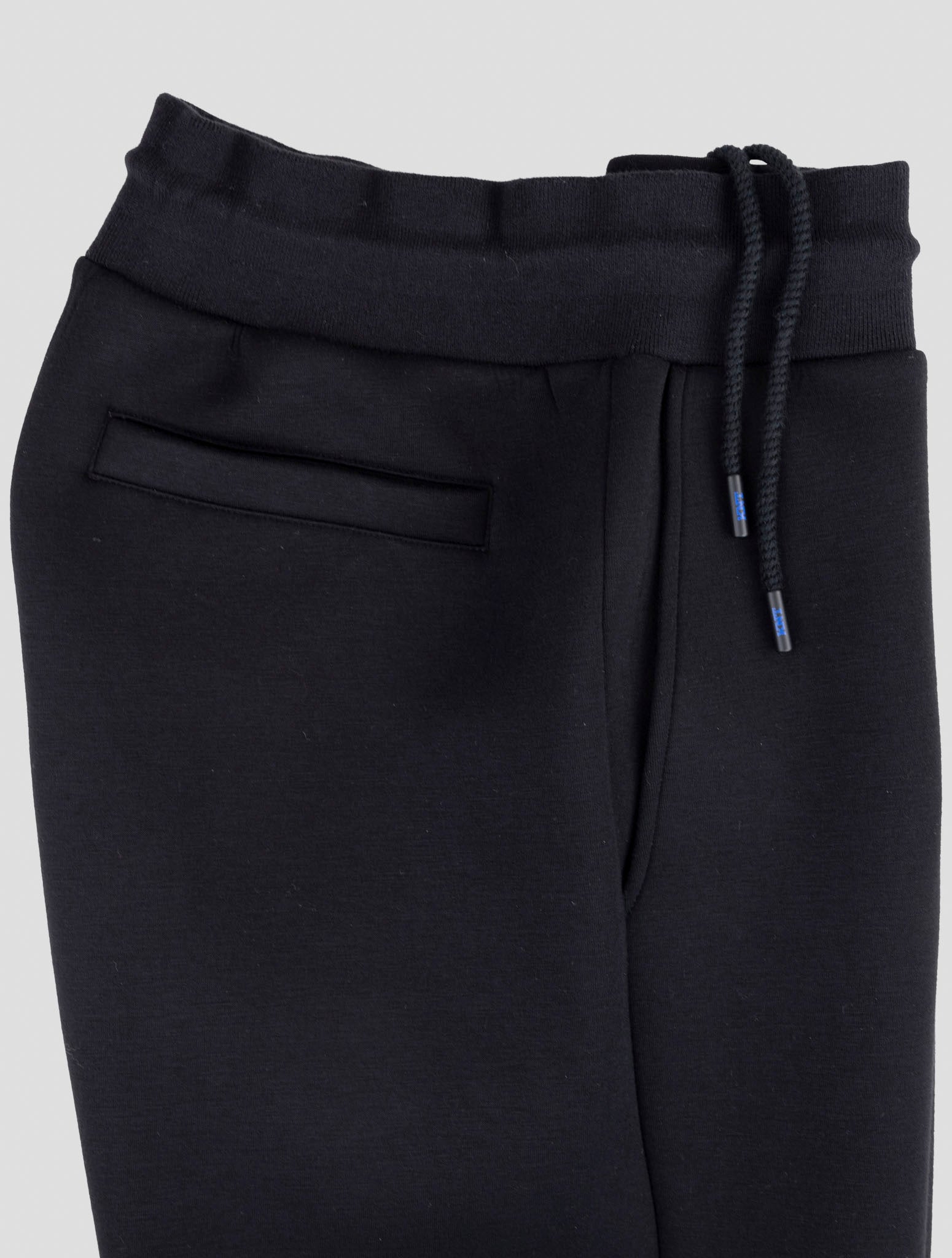 Kiton Knt Black Viscose Ea Jogging Pants