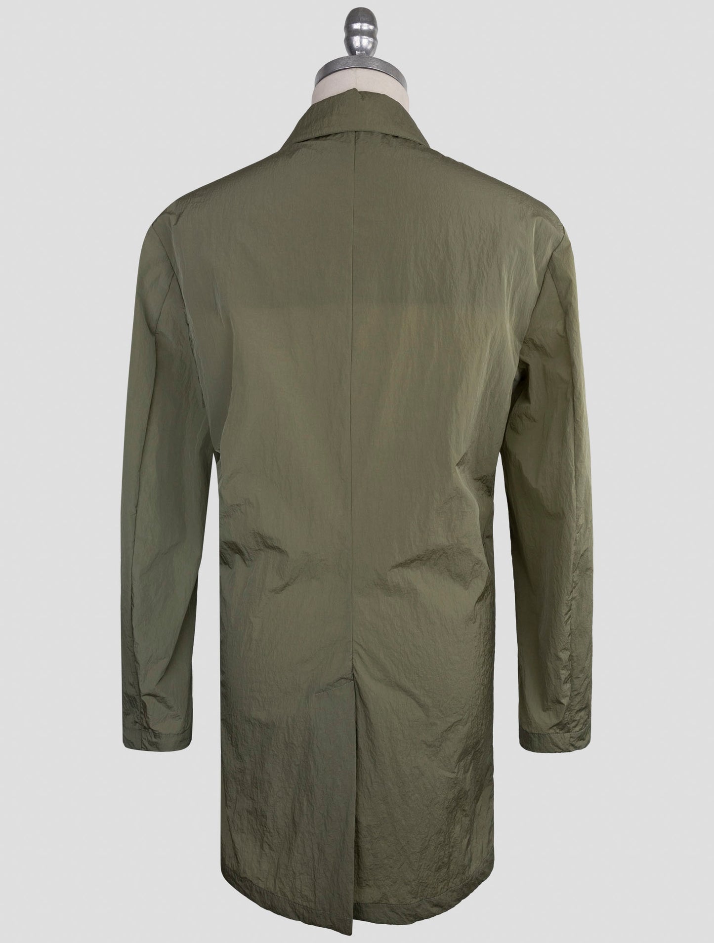 Kiton Knt Green Pa Overcoat