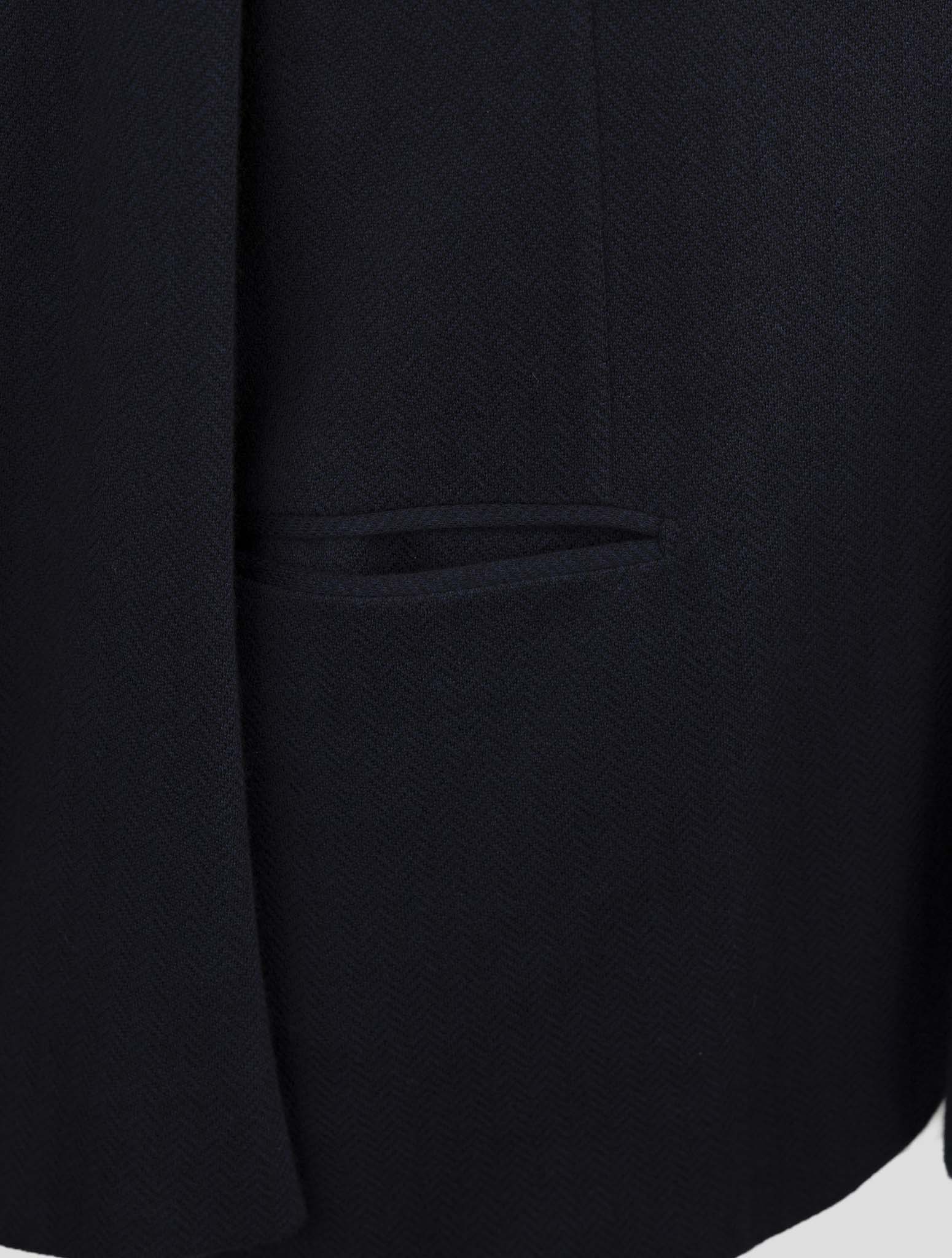 Kiton Knt Blue Cashmere Cotton Blazer