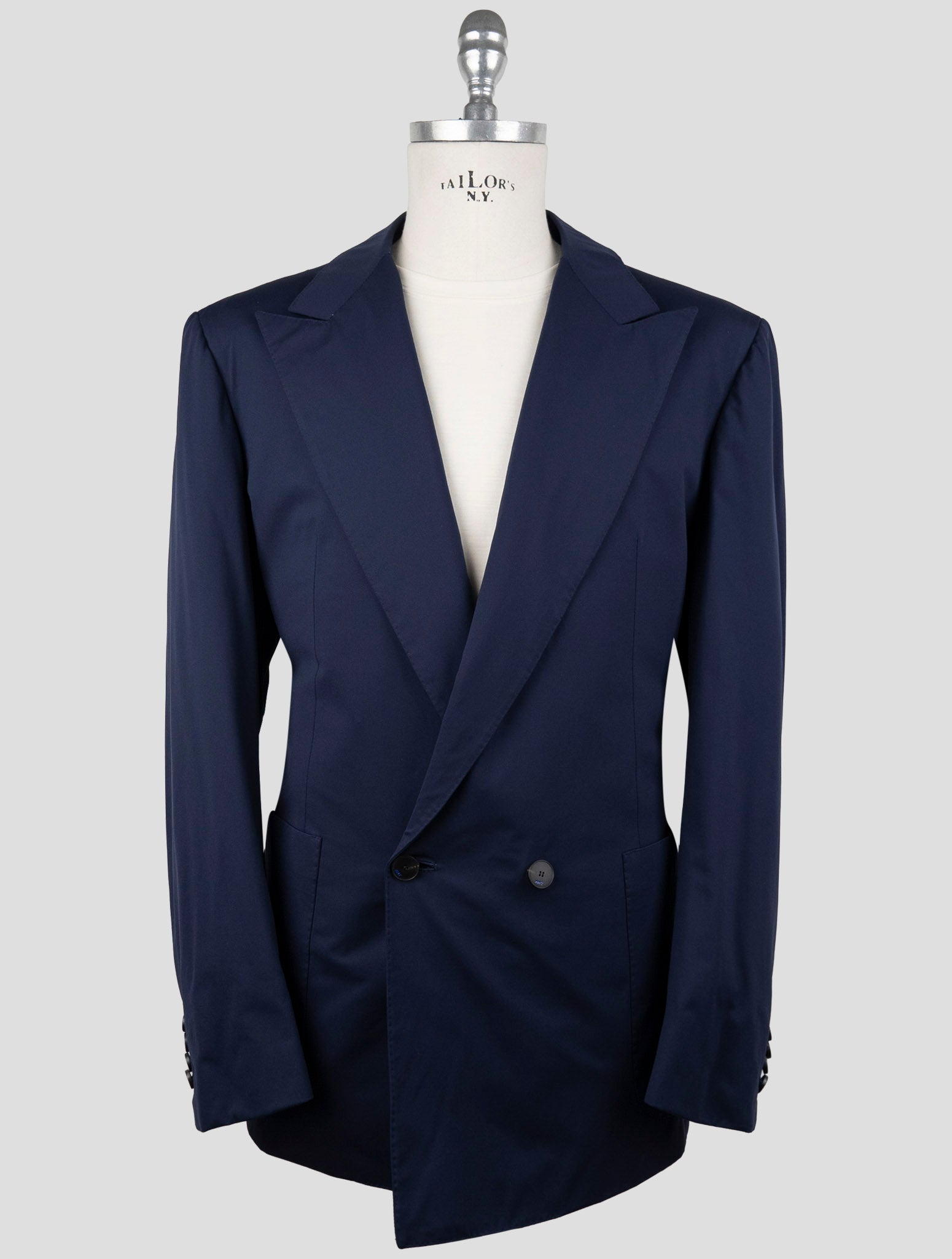Kiton KNT Blue Double Breasted Suit