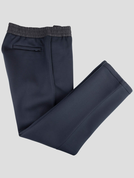 Kiton Knt Blue Modal Pants