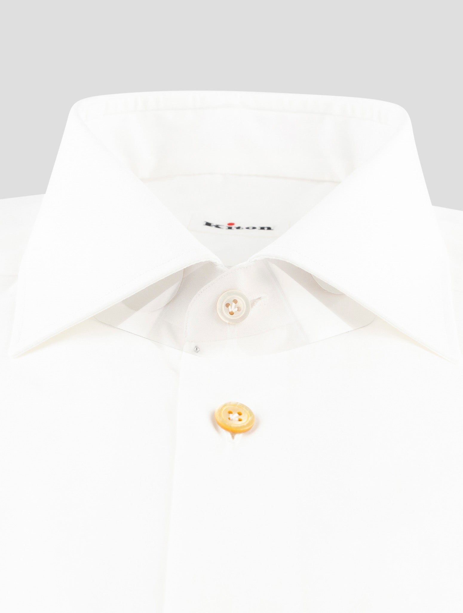 Kiton White Cotton Shirt