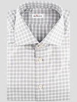 Kiton Gray Cotton Shirt