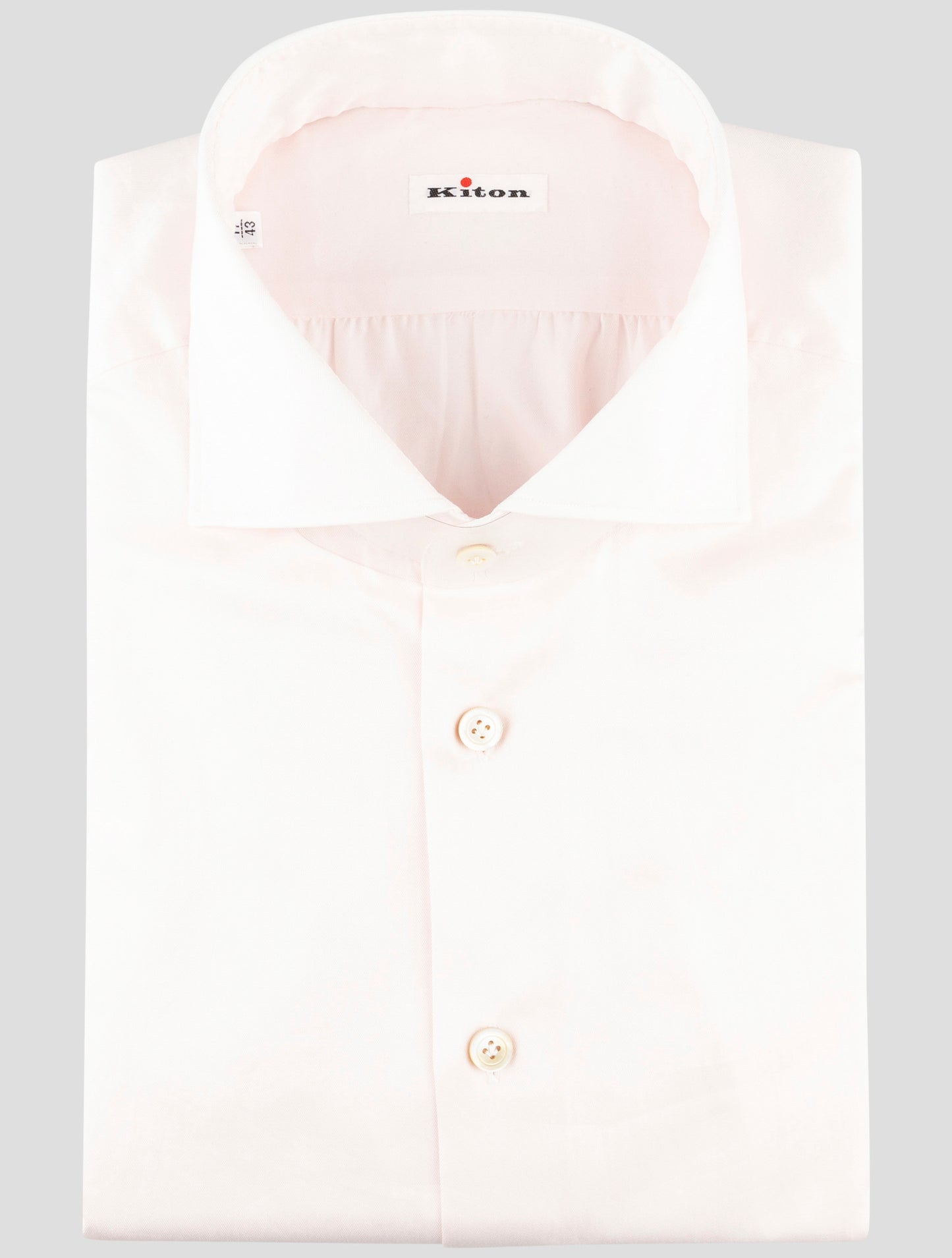 Kiton White Cotton Shirt