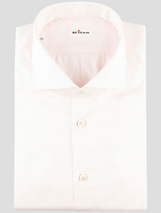Kiton White Cotton Shirt
