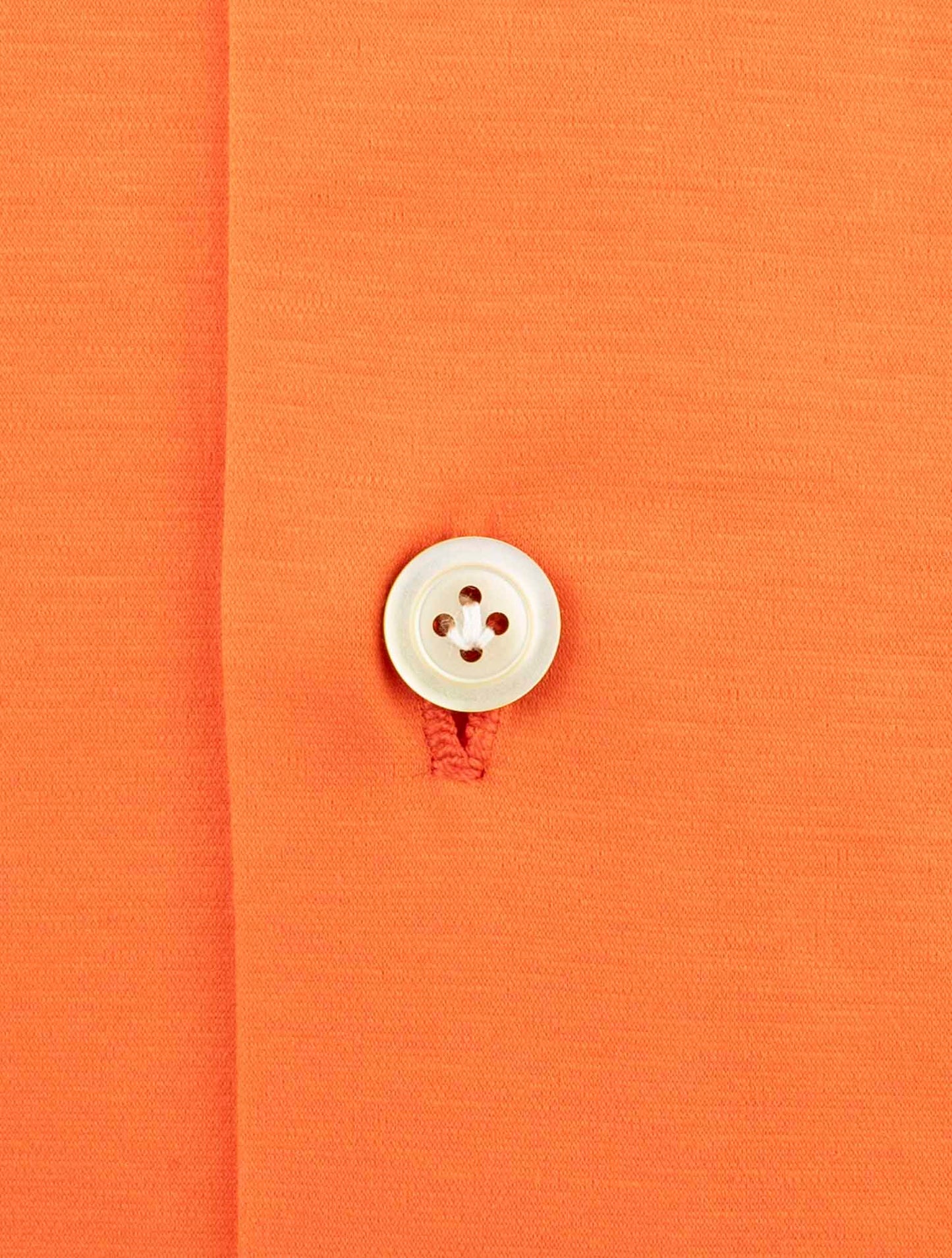 Kiton Orange Cotton Shirt