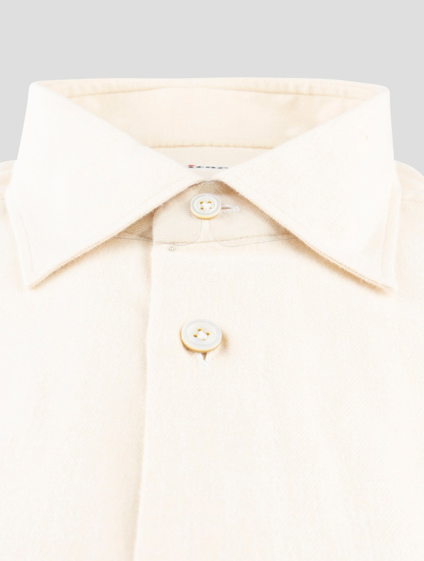 Kiton Beige Cotton Shirt