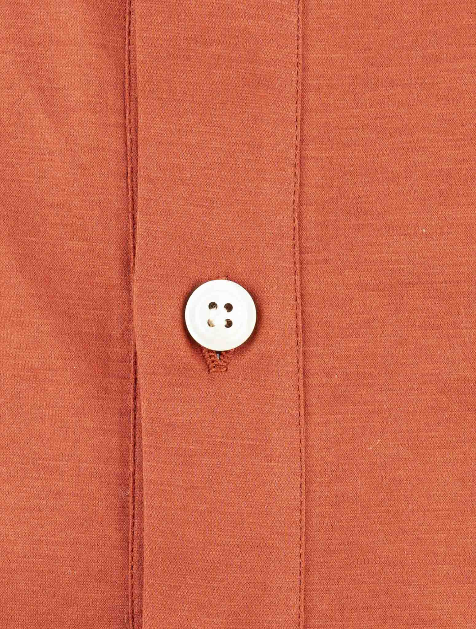 Kiton Burgundy Cotton Shirt