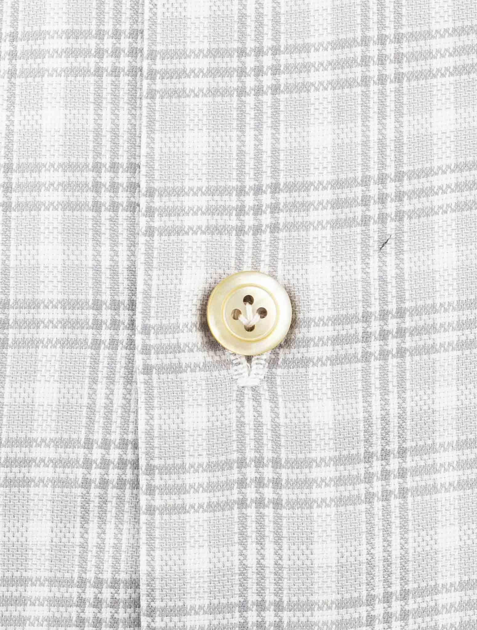 Kiton Gray Cotton Shirt