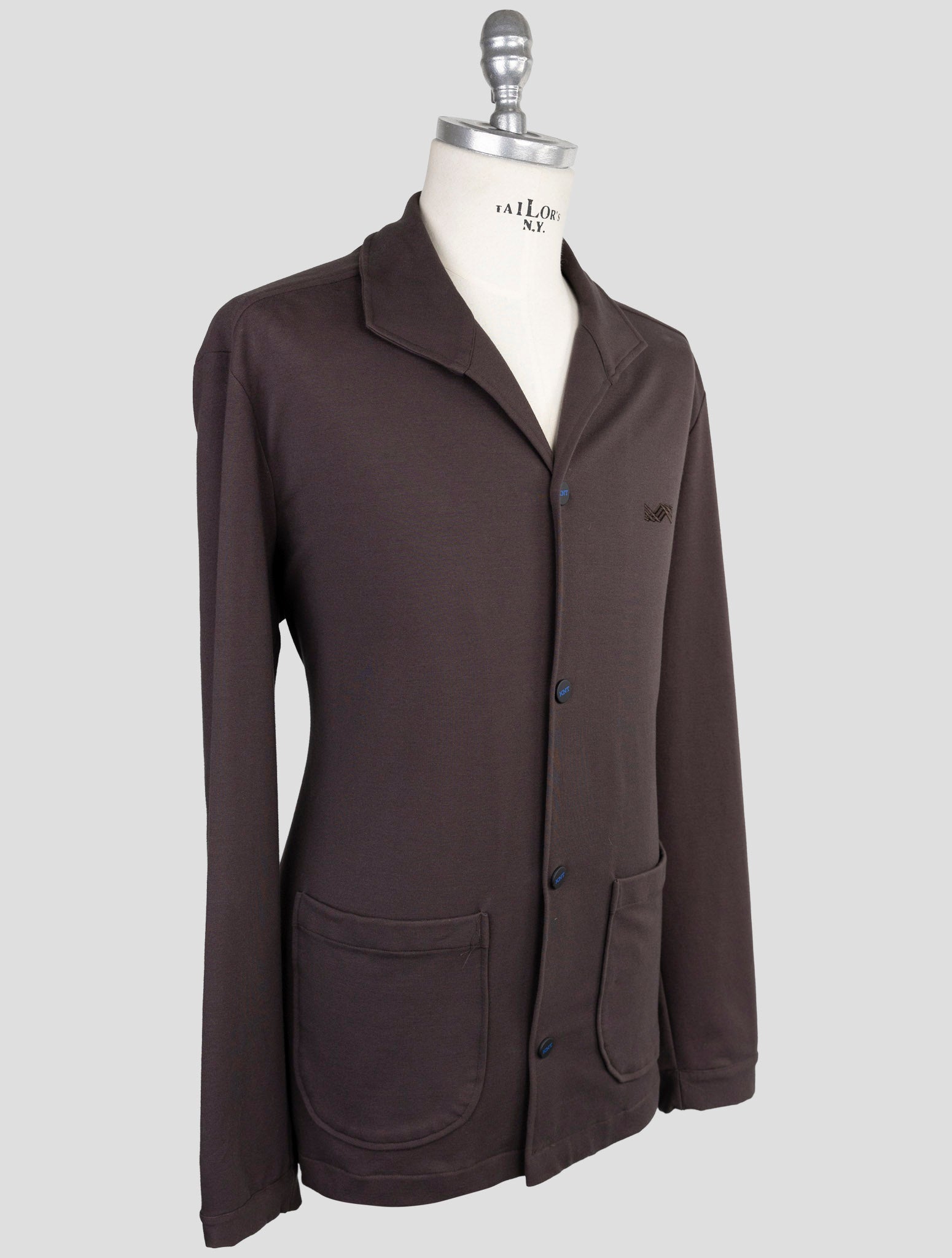 Kiton Knt Brown Cotton Ea Tracksuit