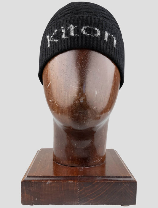Kiton Blue Cashmere Beanie Hat