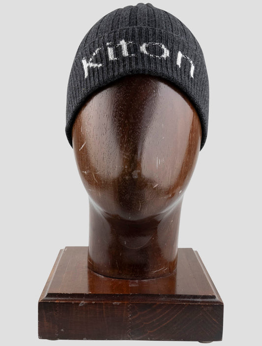 Kiton Gray Cashmere Beanie Hat