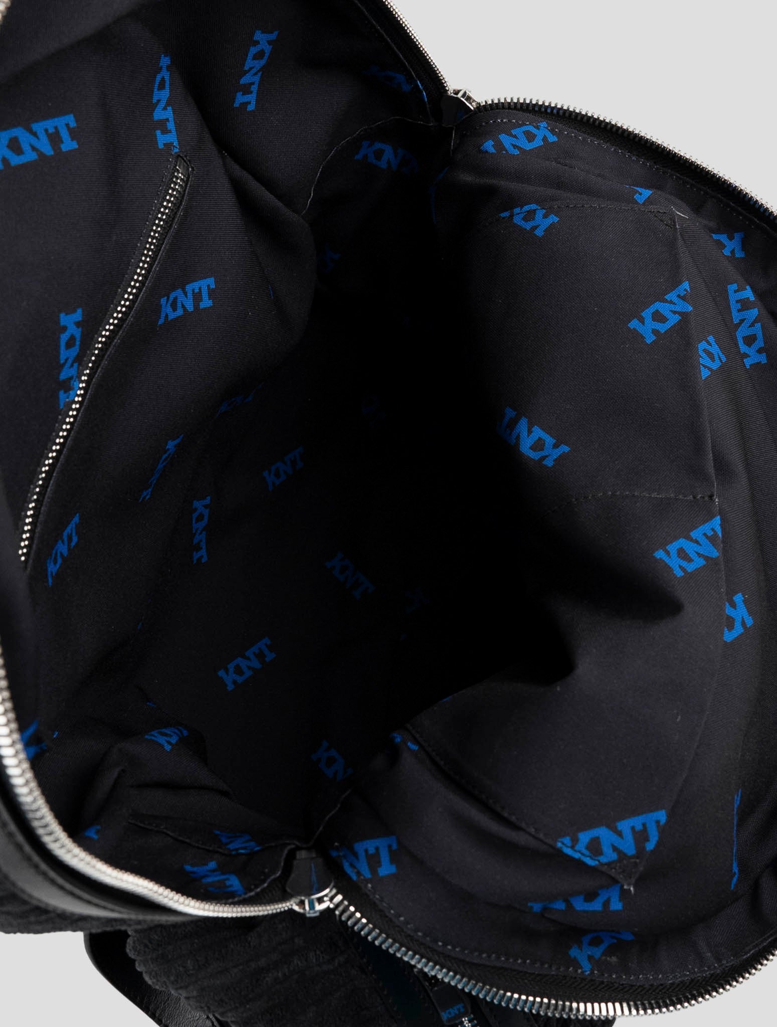 Kiton Dark Gray Pl Ea Velvet Backpack