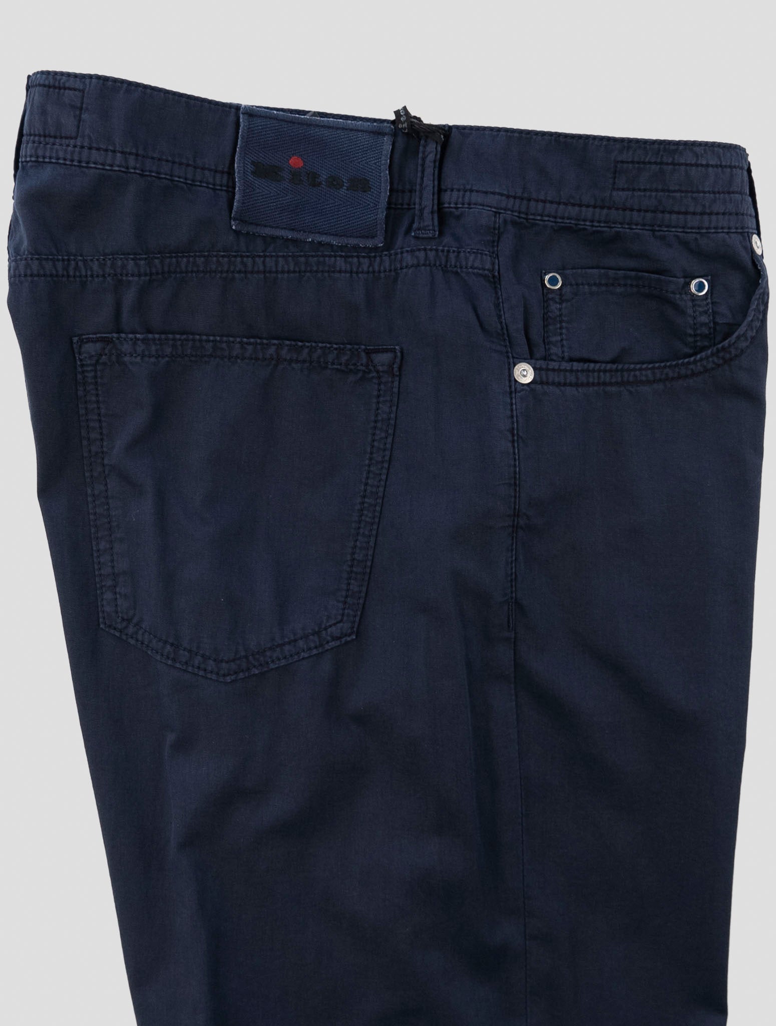 Kiton Blue Cotton Ea Jeans