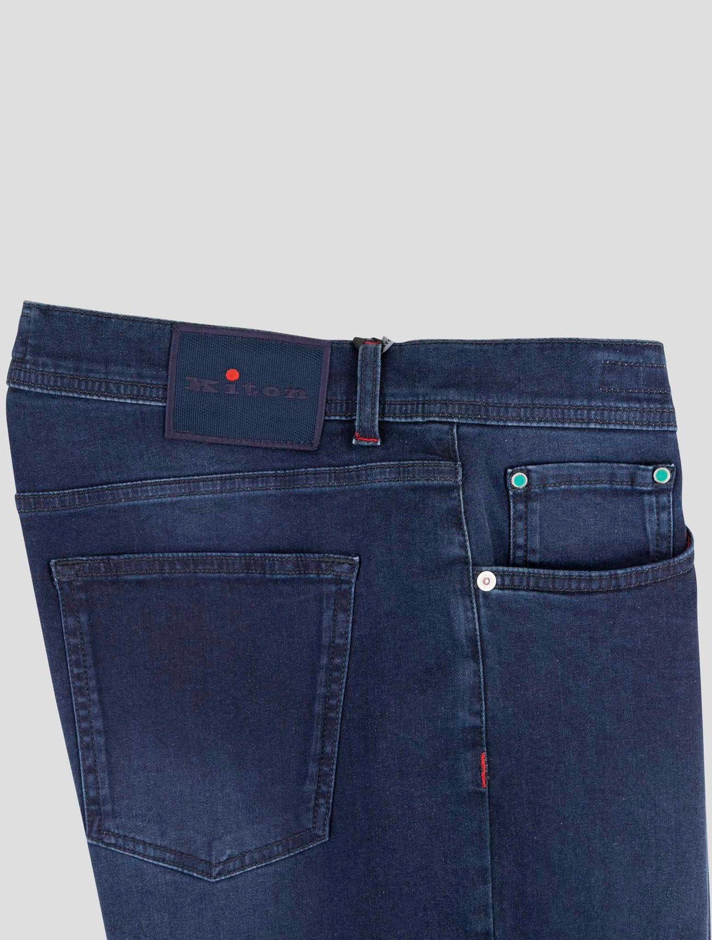 Kiton Blue Cotton Ea Jeans